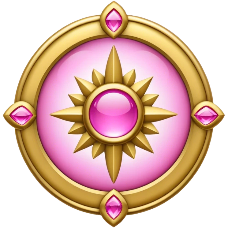 belief gold pink emoji