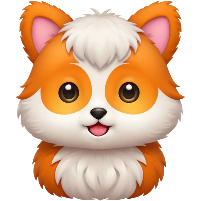 cute anime kawaiii figure icon no like really cute like a little chibi animal being all cute and happy emoji