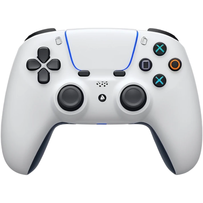 Ps5 controller white emoji