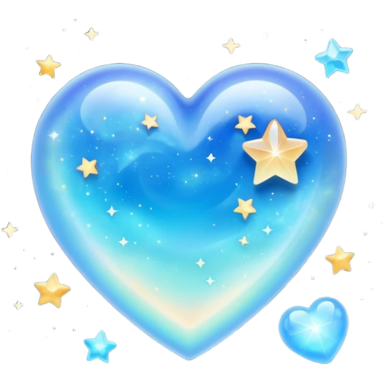 stars opalite heart galaxy opalite emoji