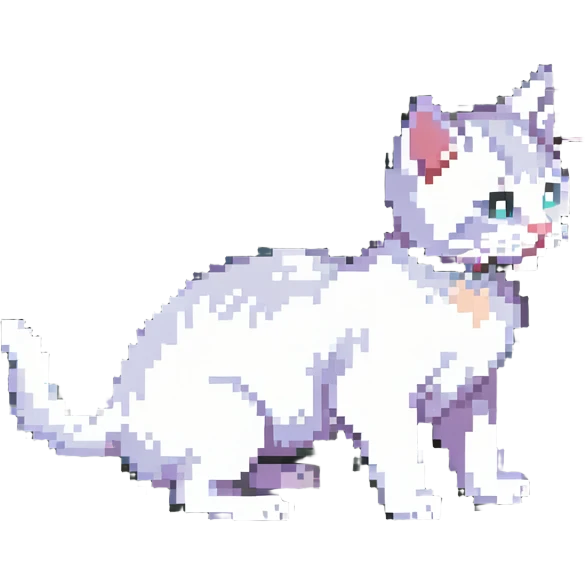 Kitten smells flowers emoji