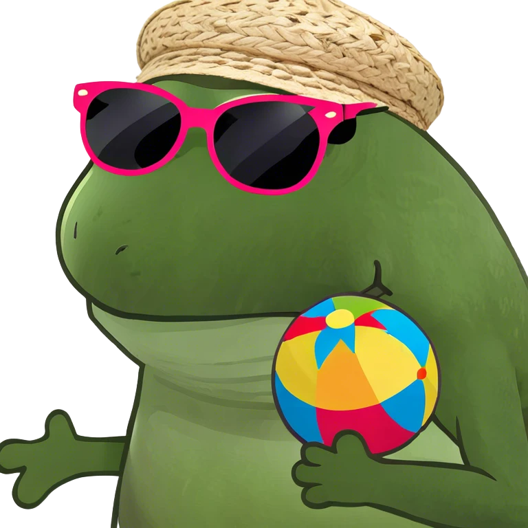 going to the beach emoji