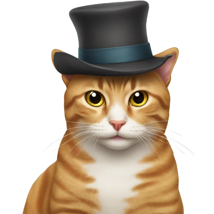Cat wearing a hat  emoji