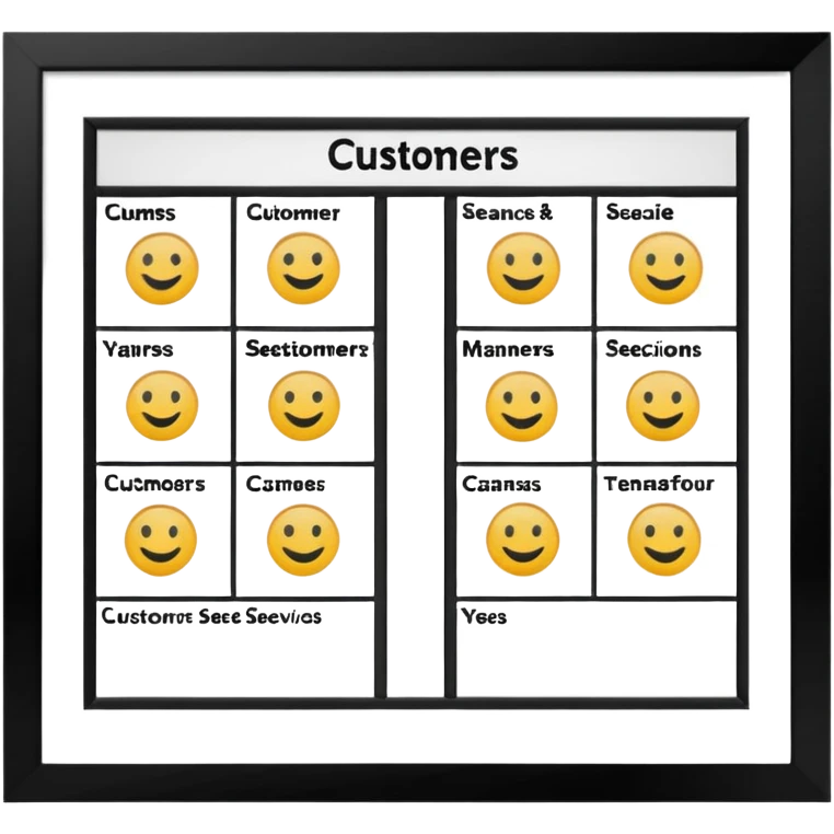 بخش مشتریان در بوم کسب و کار  emoji