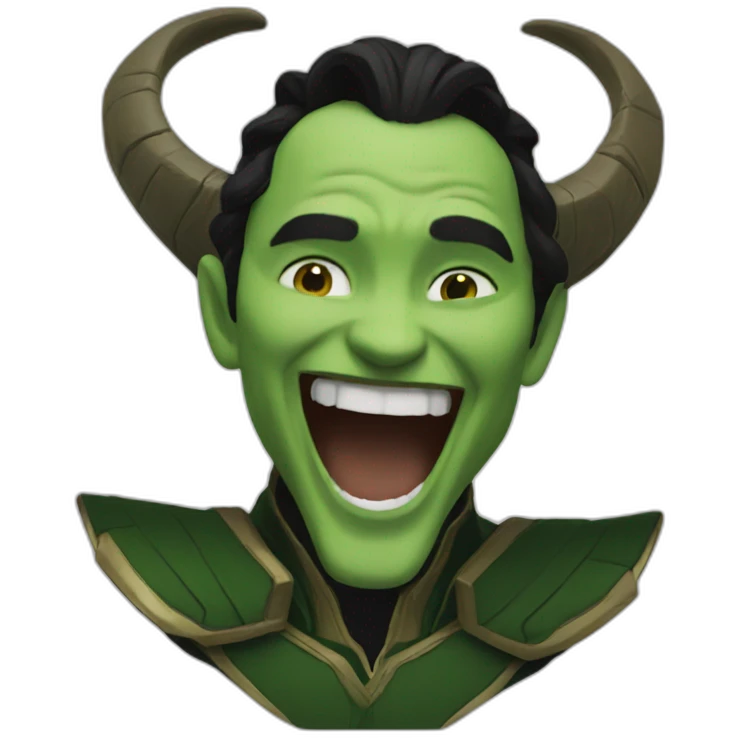Loki laughing emoji