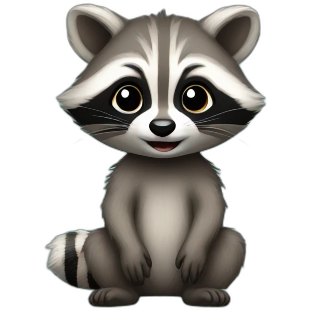 baby raccoon emoji