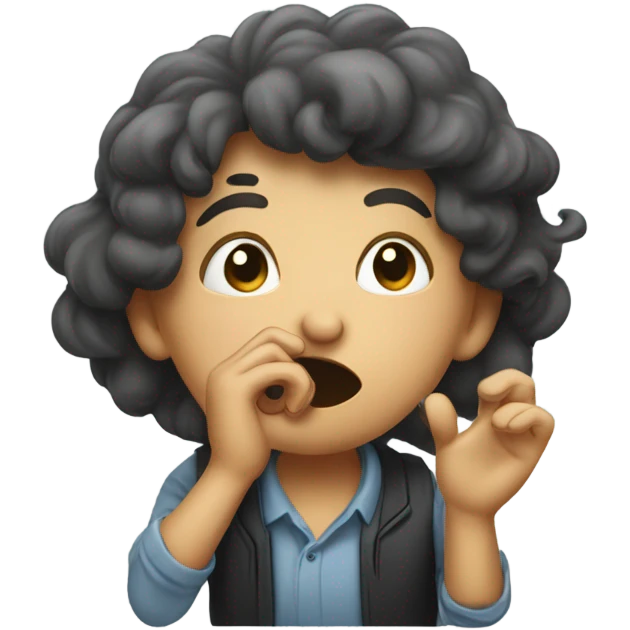 blowing a kiss emoji