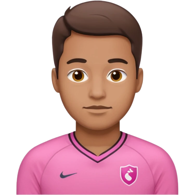 man with pink jersey emoji