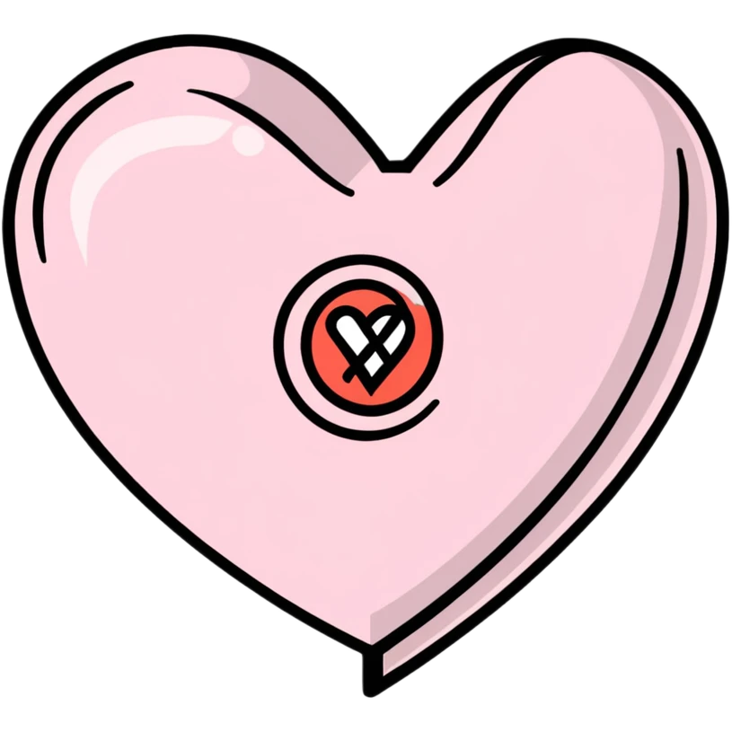 Wu-Tang Clan W symbol inside a heart emoji