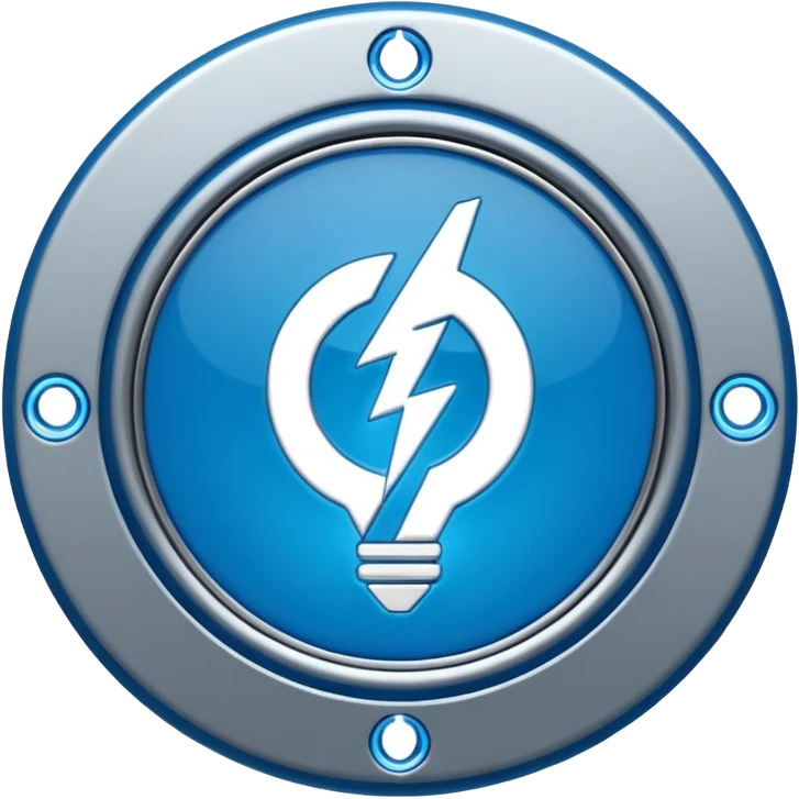create a logo for company named Noor Electro mechanical Works LLC UAE with electricity symbol in center emoji