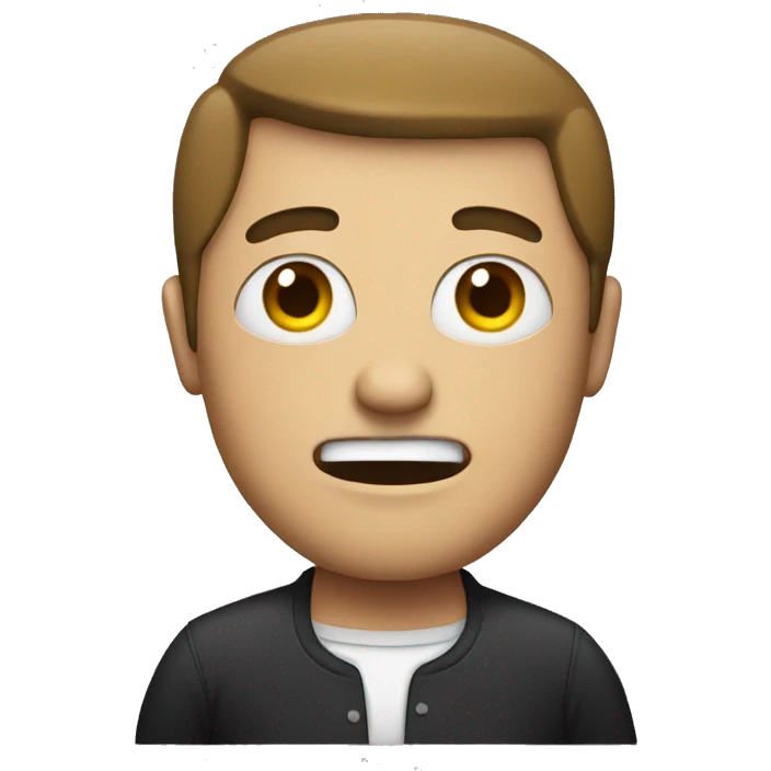 Tv head person emoji