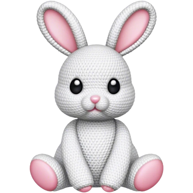 Lapin crochet 🧶 emoji