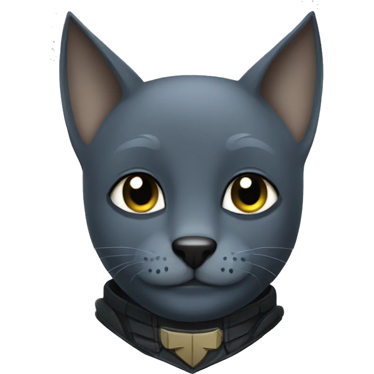 Russian blue Batman  emoji