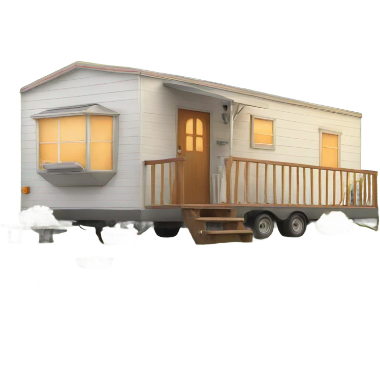 Trailer home emoji