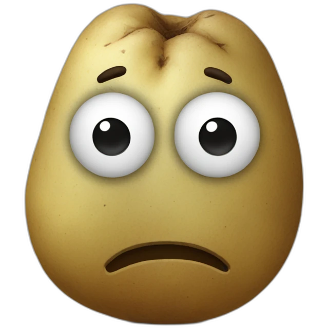 Rude-potato emoji