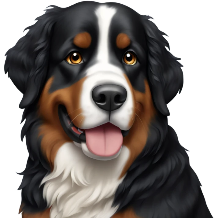 Bernese Mountain Dog emoji