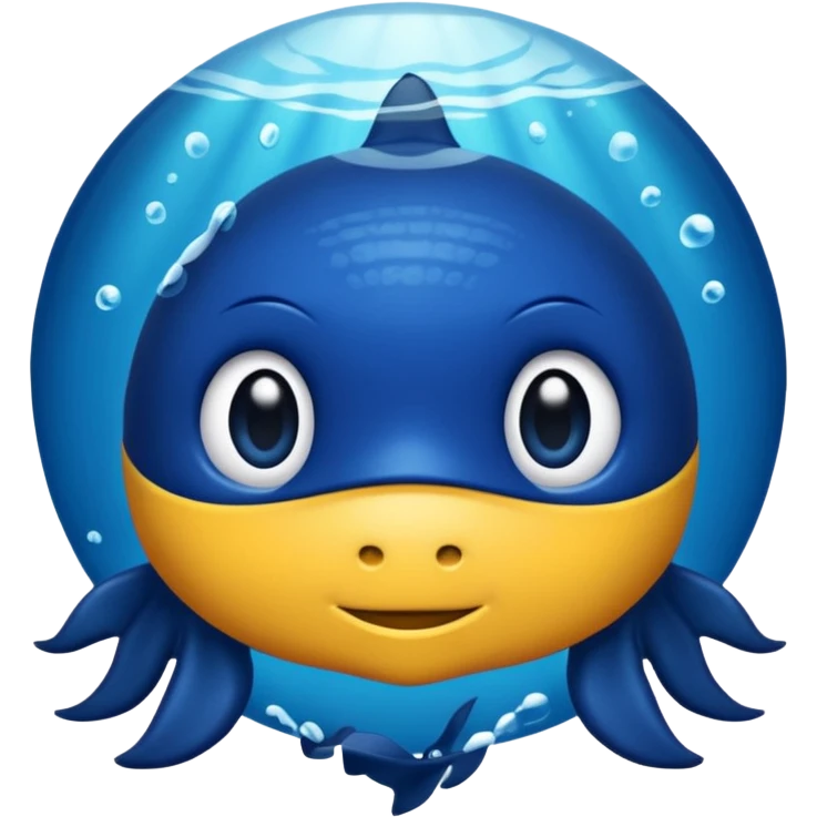 Deep Ocean with background  emoji