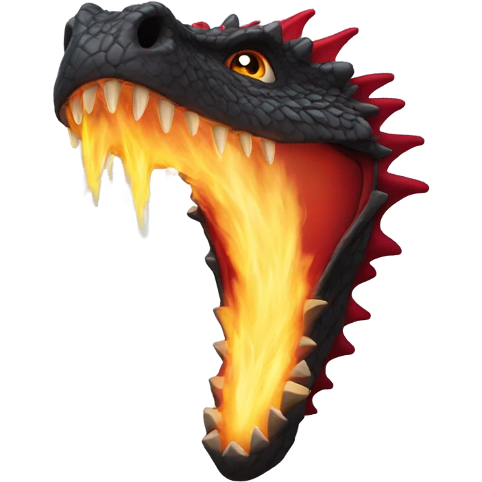 Head of drogon spit fire emoji