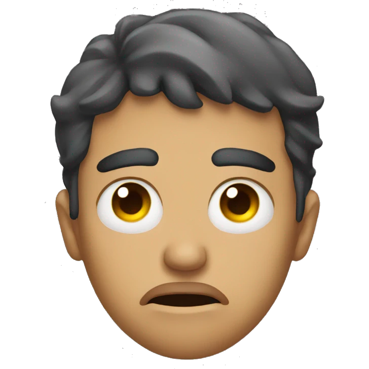 Annoyed eye twitch emoji