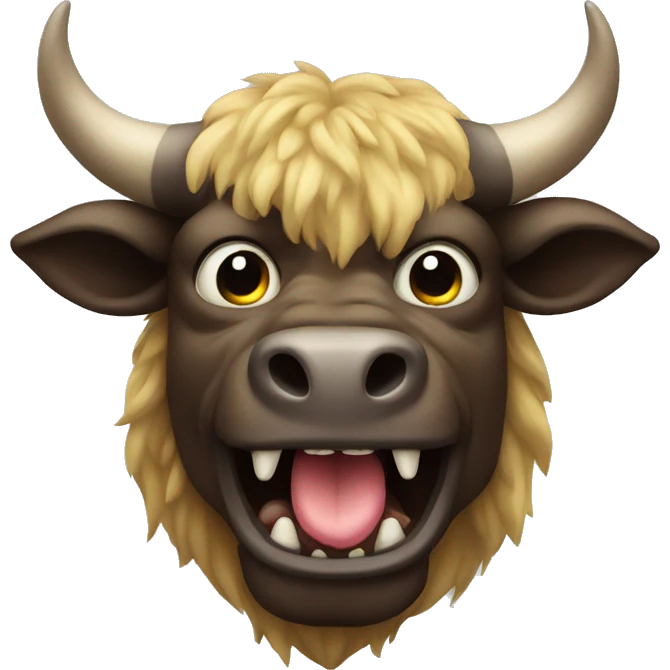 monster bull emoji