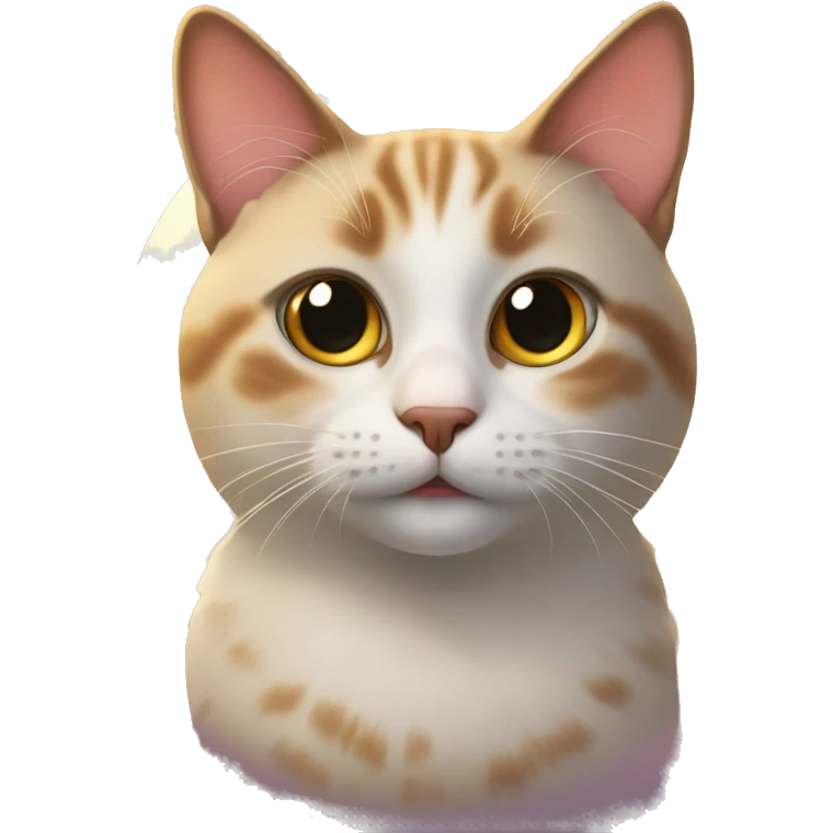 Cat with sunrise emoji