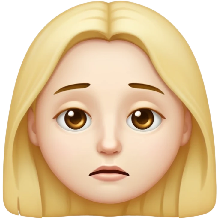 insomnia tired face emoji with dark circles under eyes on blue background emoji