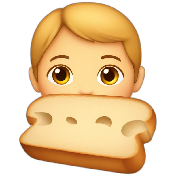 Bread child  emoji
