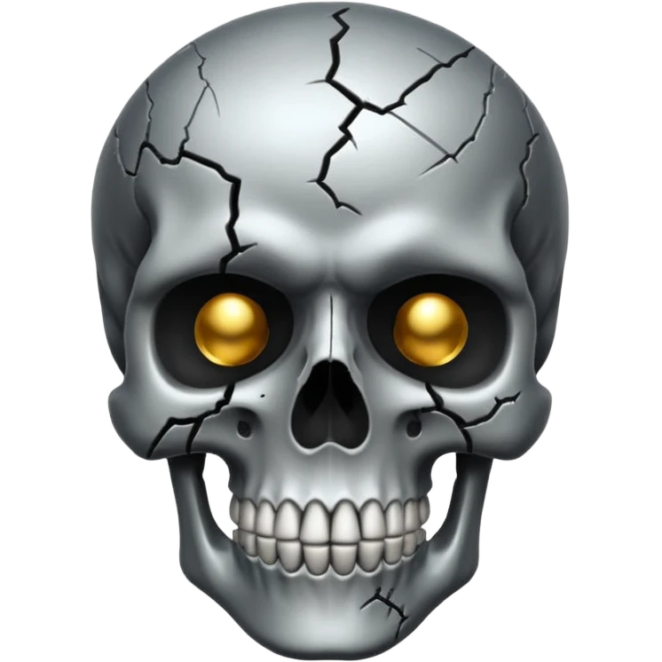 mind blowing skull emoji