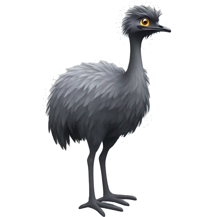 Full Body Emu emoji