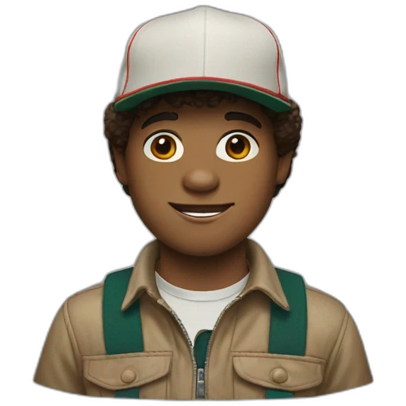 Dustin from stranger things  emoji