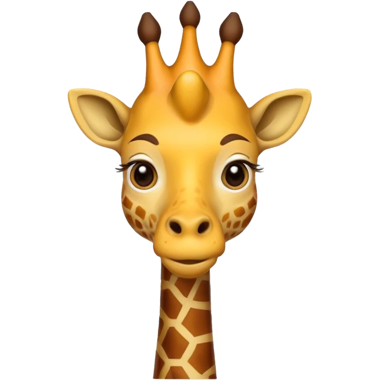 king giraffe emoji