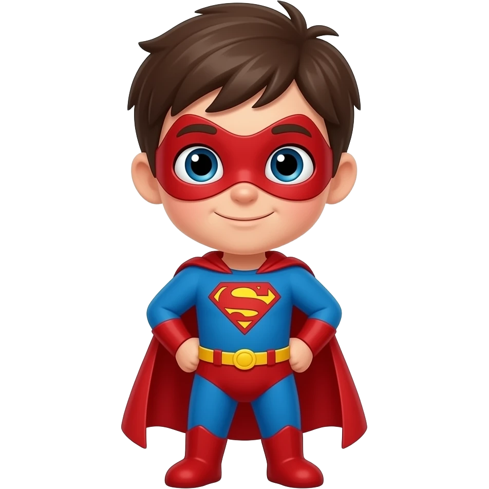 kid superhero emoji