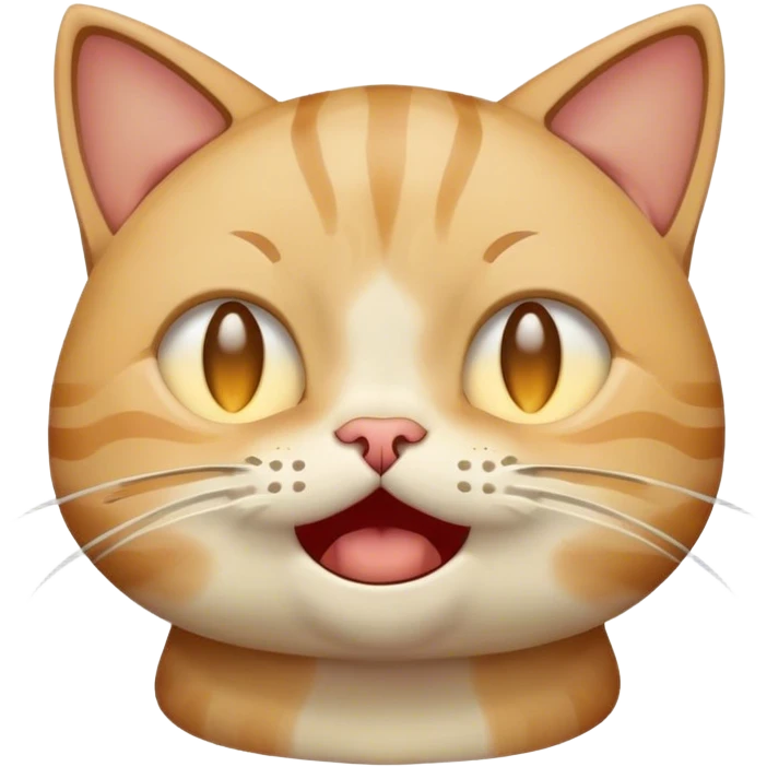 Cat sobbing emoji