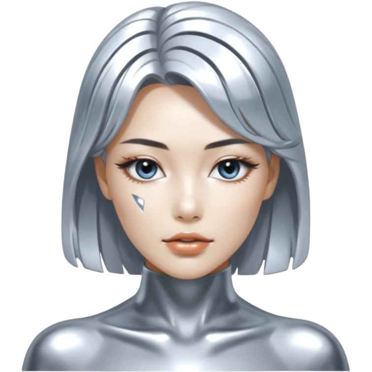 Russian sport glory silver sorayama emoji