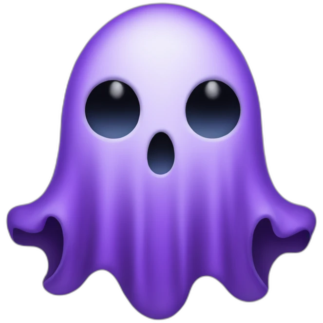 purple ghost emoji