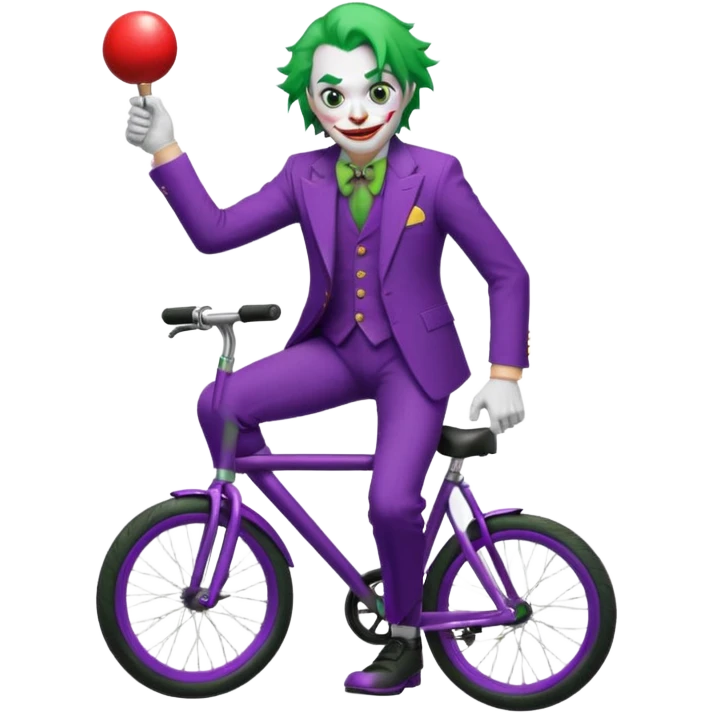 Joker on one wheek  emoji