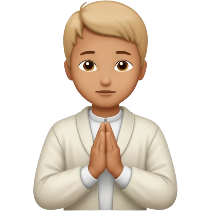 Paloma con manos orando emoji