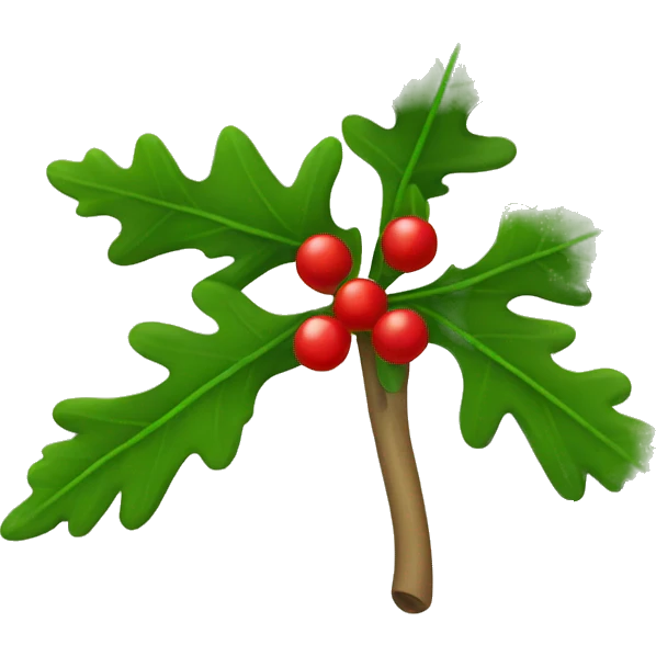 Mistletoe  emoji