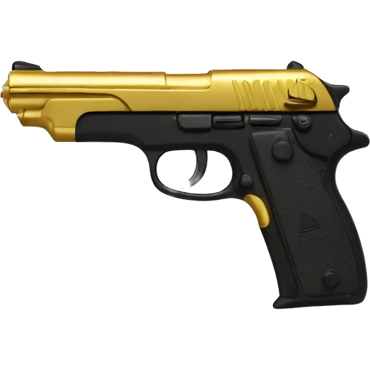 gold gun toy  emoji