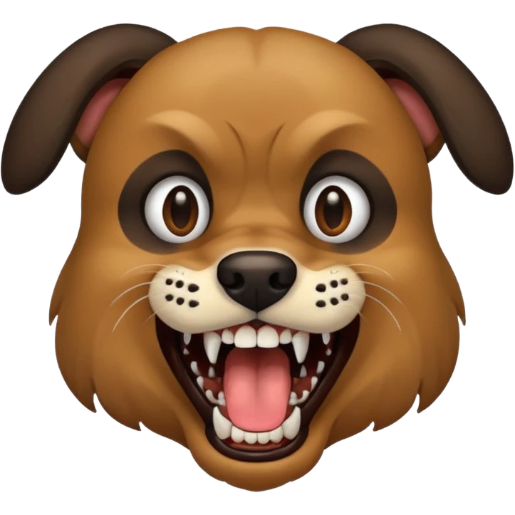 Dog eat dog emoji