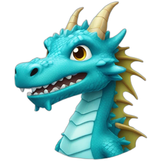dragon de glace emoji