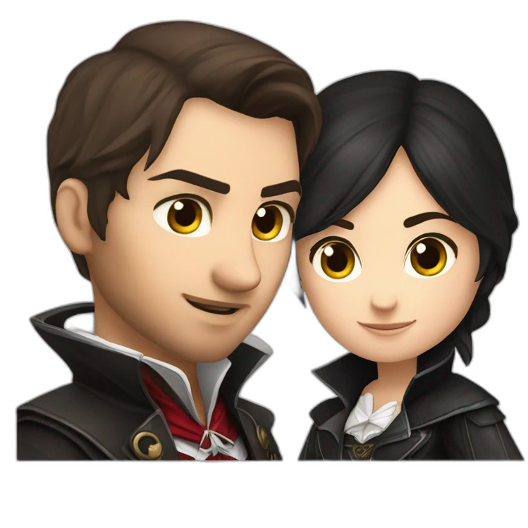 assassin's creed jacob and evie frye emoji