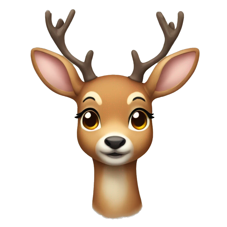 so cute deer emoji