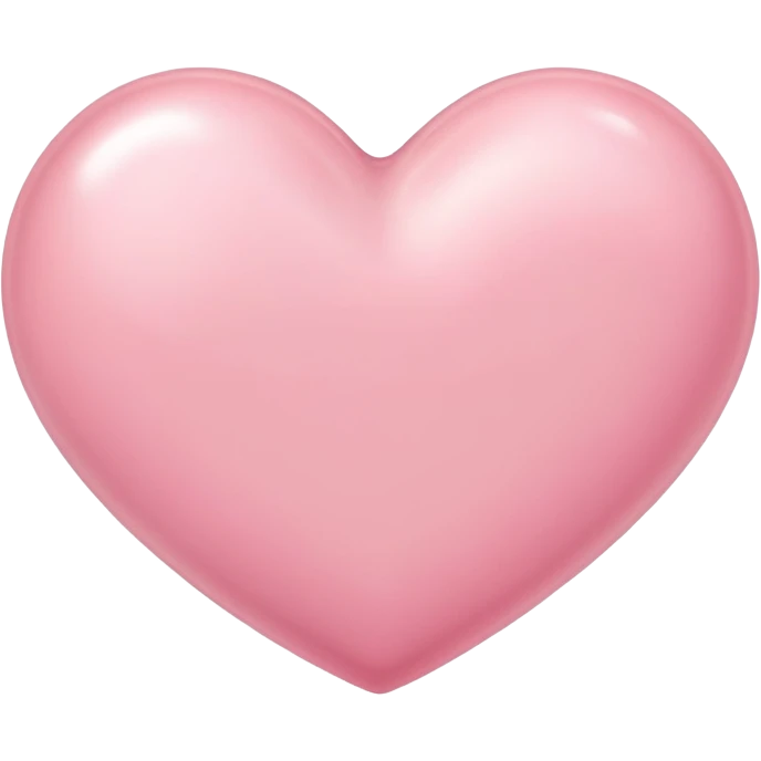 Light pink heart emoji