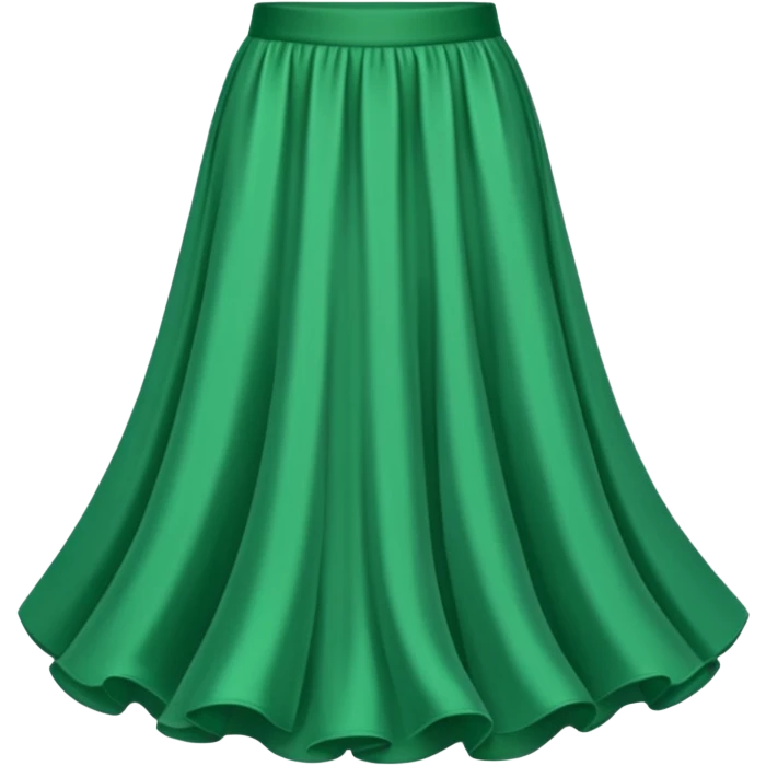 Green skirt emoji