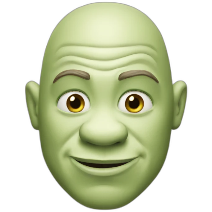 white-shrek emoji