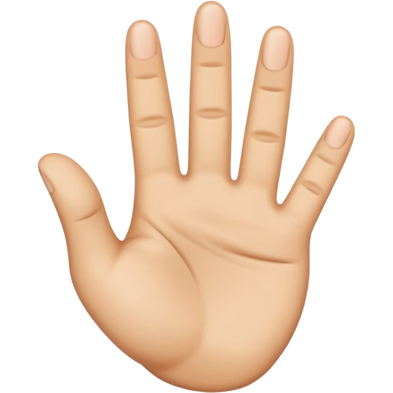The ok hand emoji but with the 2 fingers spread apart emoji