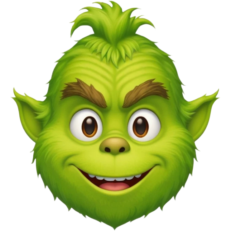 Grinch mano emoji