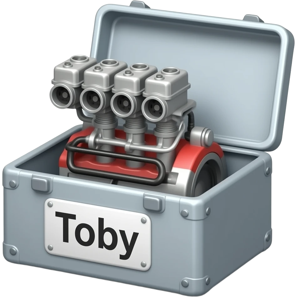 the box  engine name is toby emoji