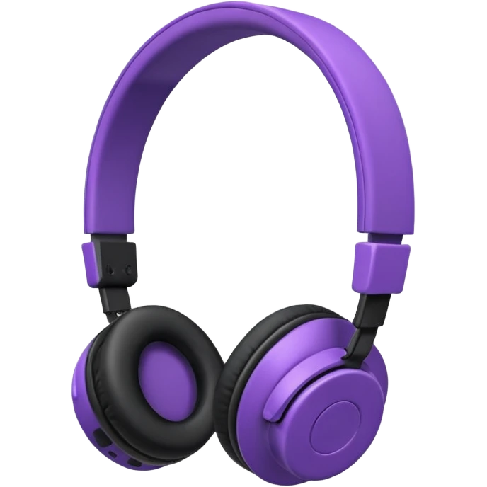 purble headphone emoji